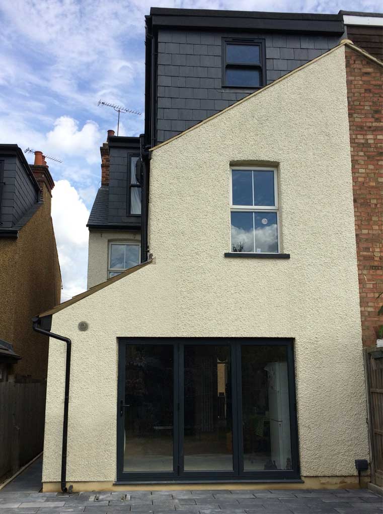 House extension with loft conversion