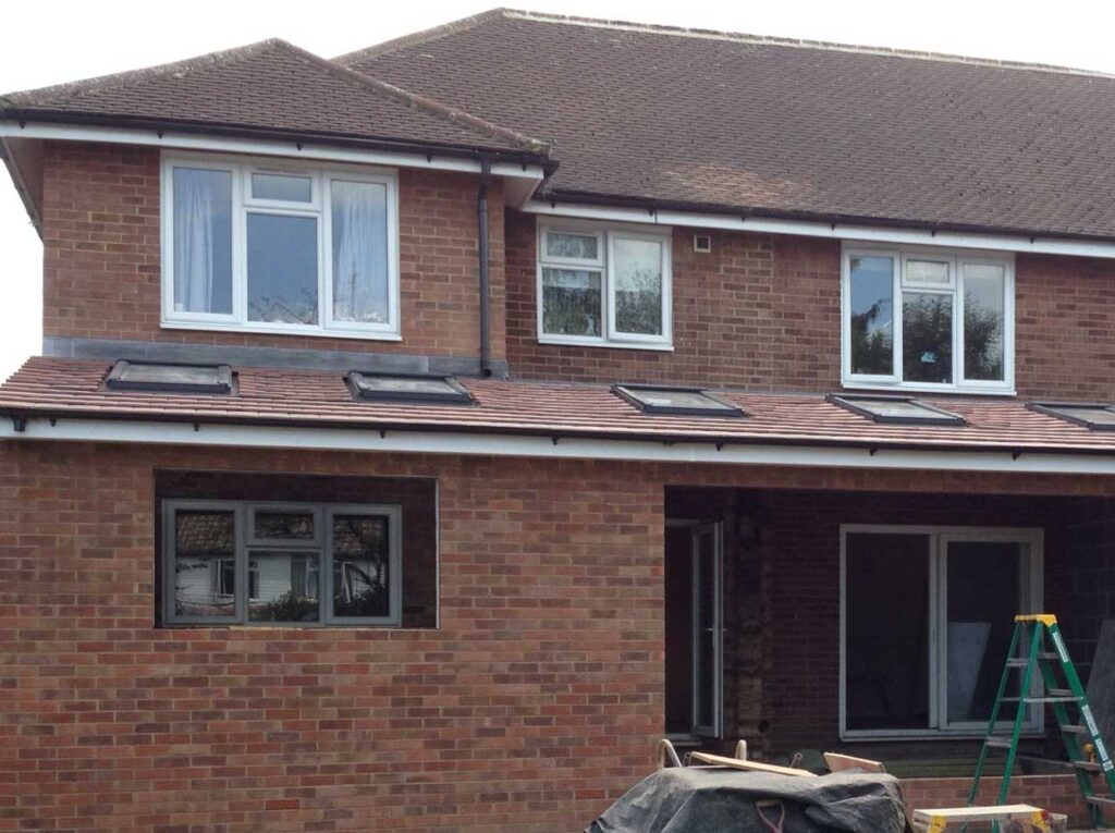 Single storey extension with bifold doors